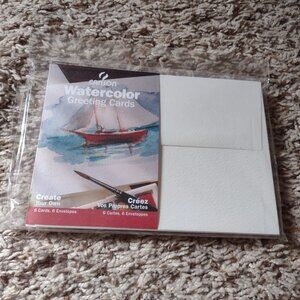 NEW watercolor cards and envelopes